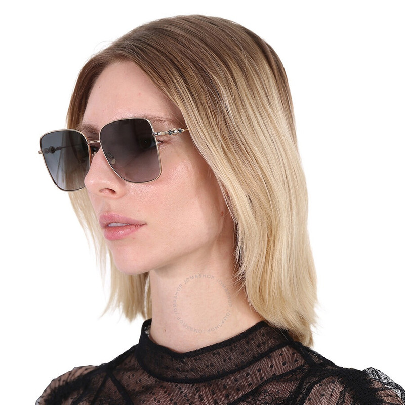 JIMMY CHOO Jimmy Choo Grey Gradient Square Ladies Sunglasses HESTER/S 02M2/9O 54 outlook
