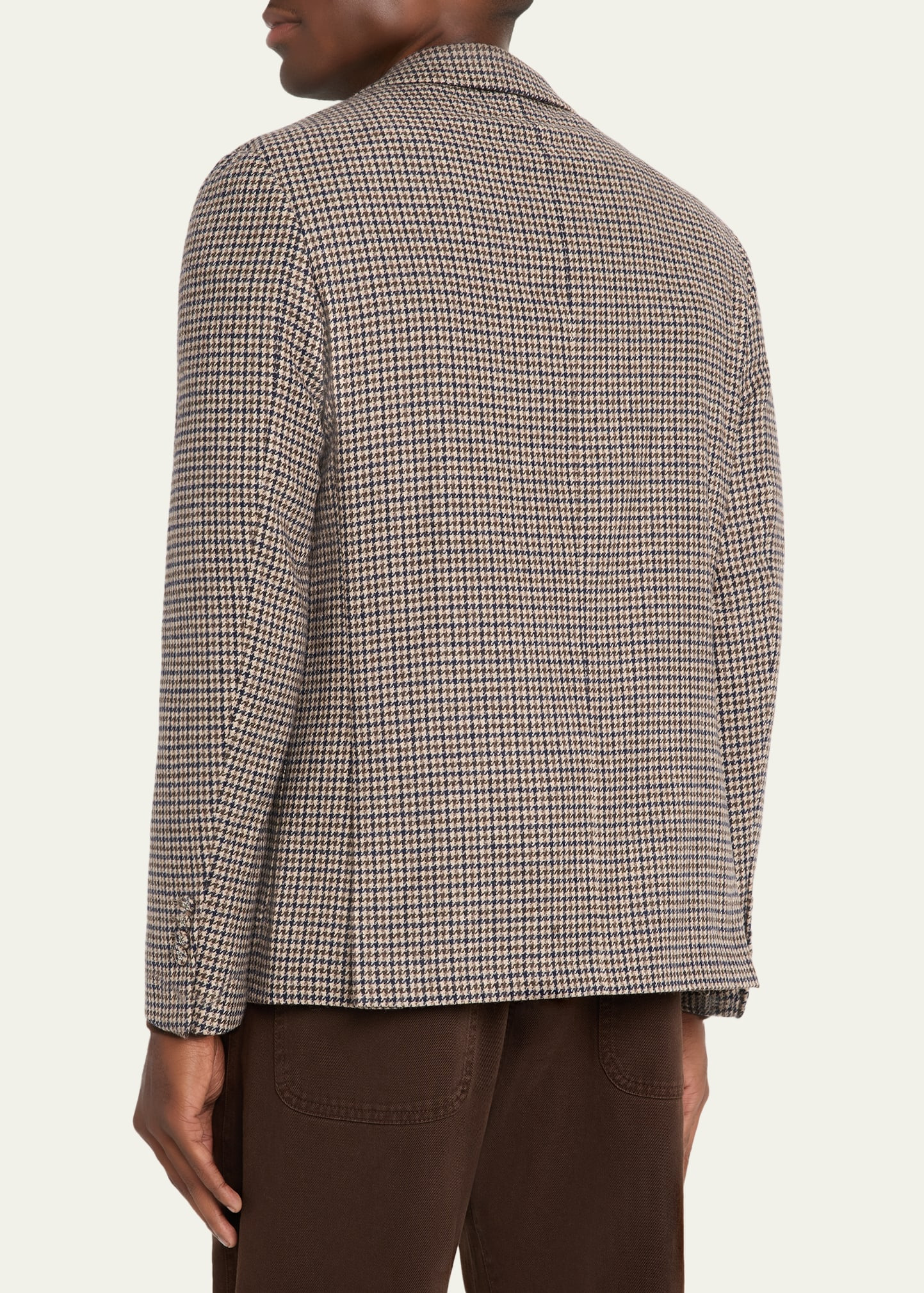 Men's Arthur Houndstooth Single-Breasted Sport Coat - 3
