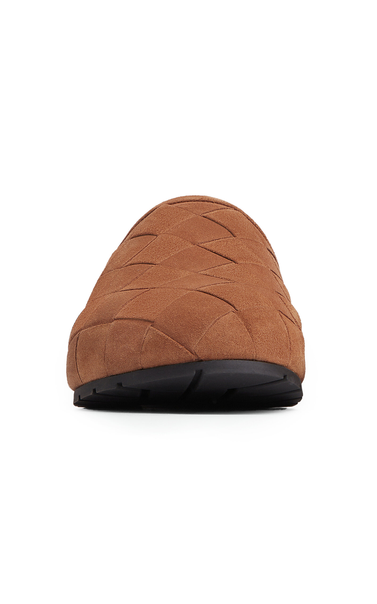 Reggie Intrecciato Suede Clogs tan - 4