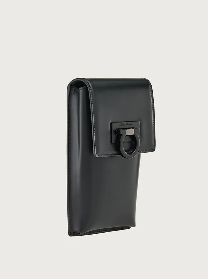 FERRAGAMO TRIFOLIO SMARTPHONE HOLDER outlook