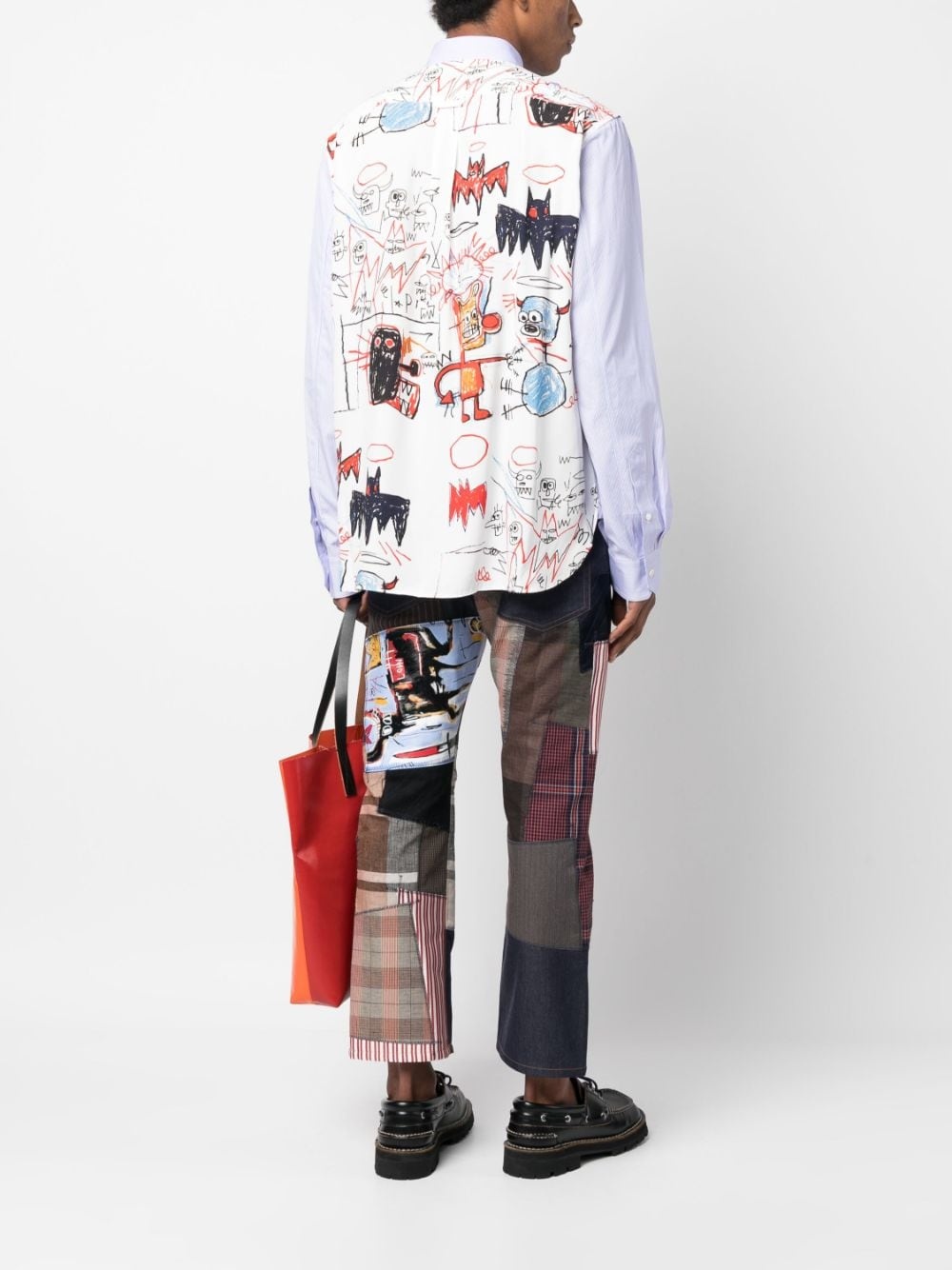 Basquiat-print long-sleeve shirt - 2