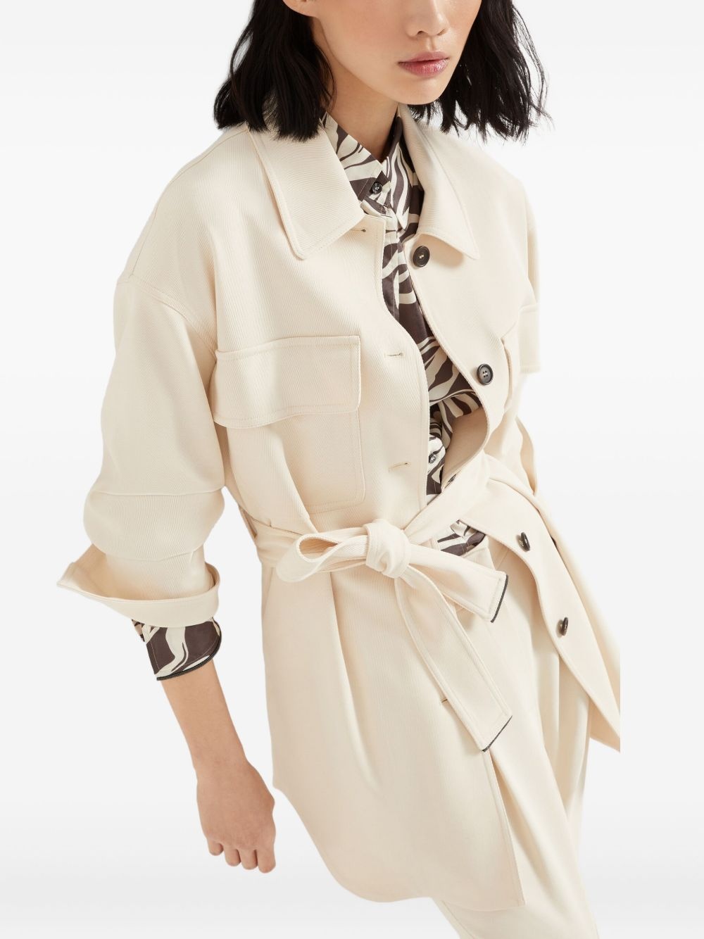 belted jacket - 5