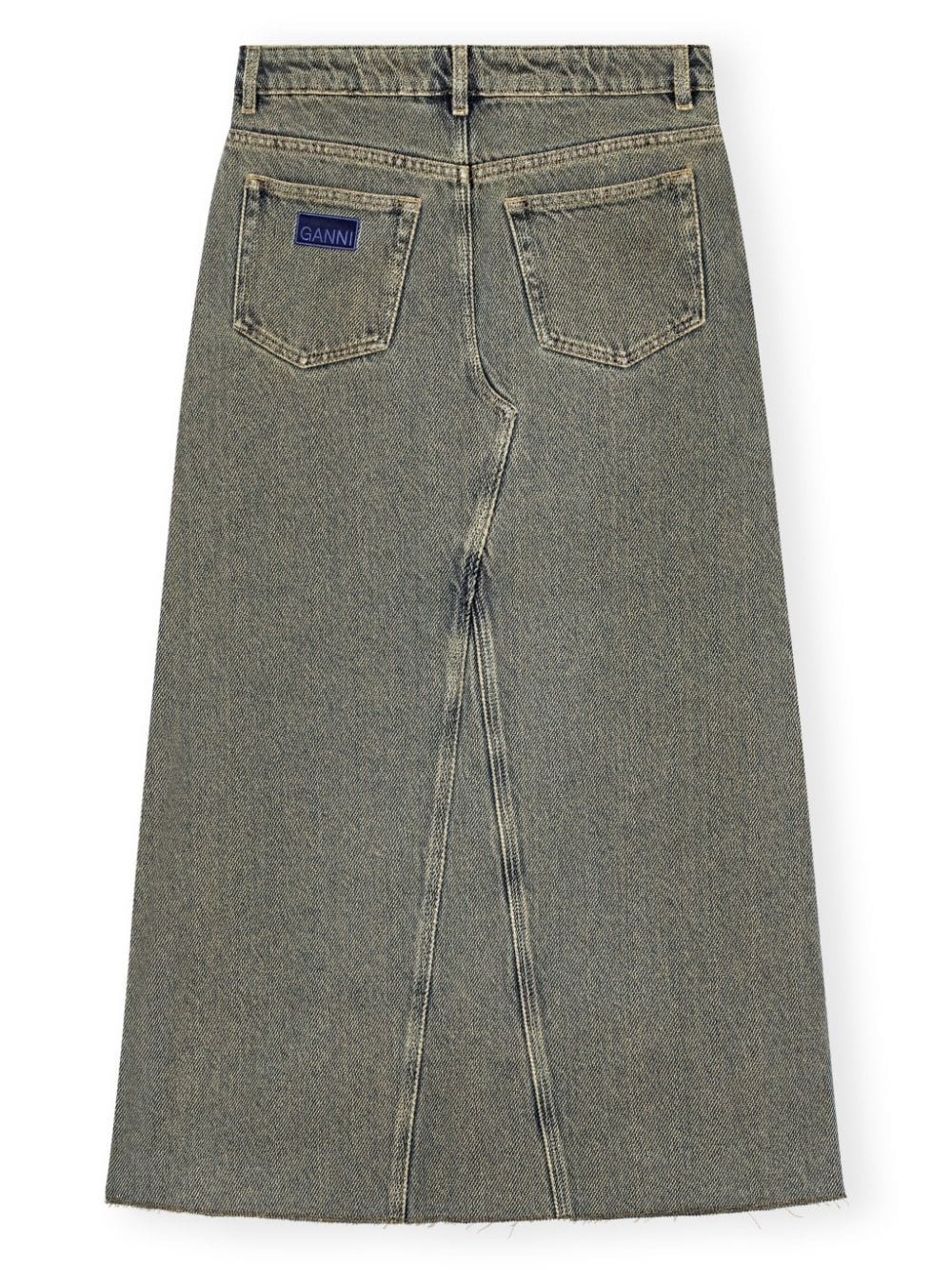 long denim skirt - 5