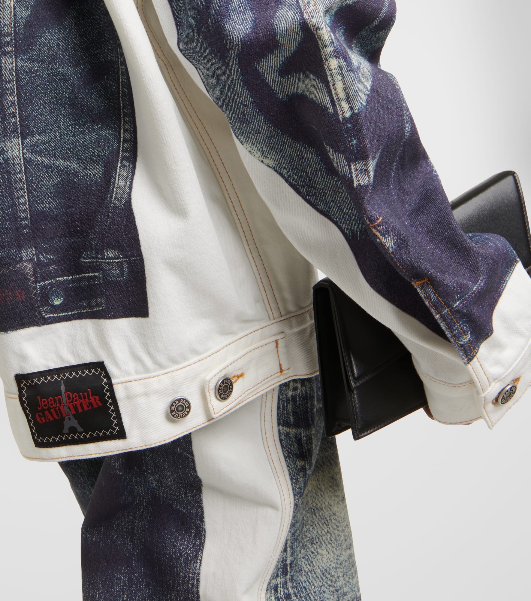 Tattoo denim jacket - 5