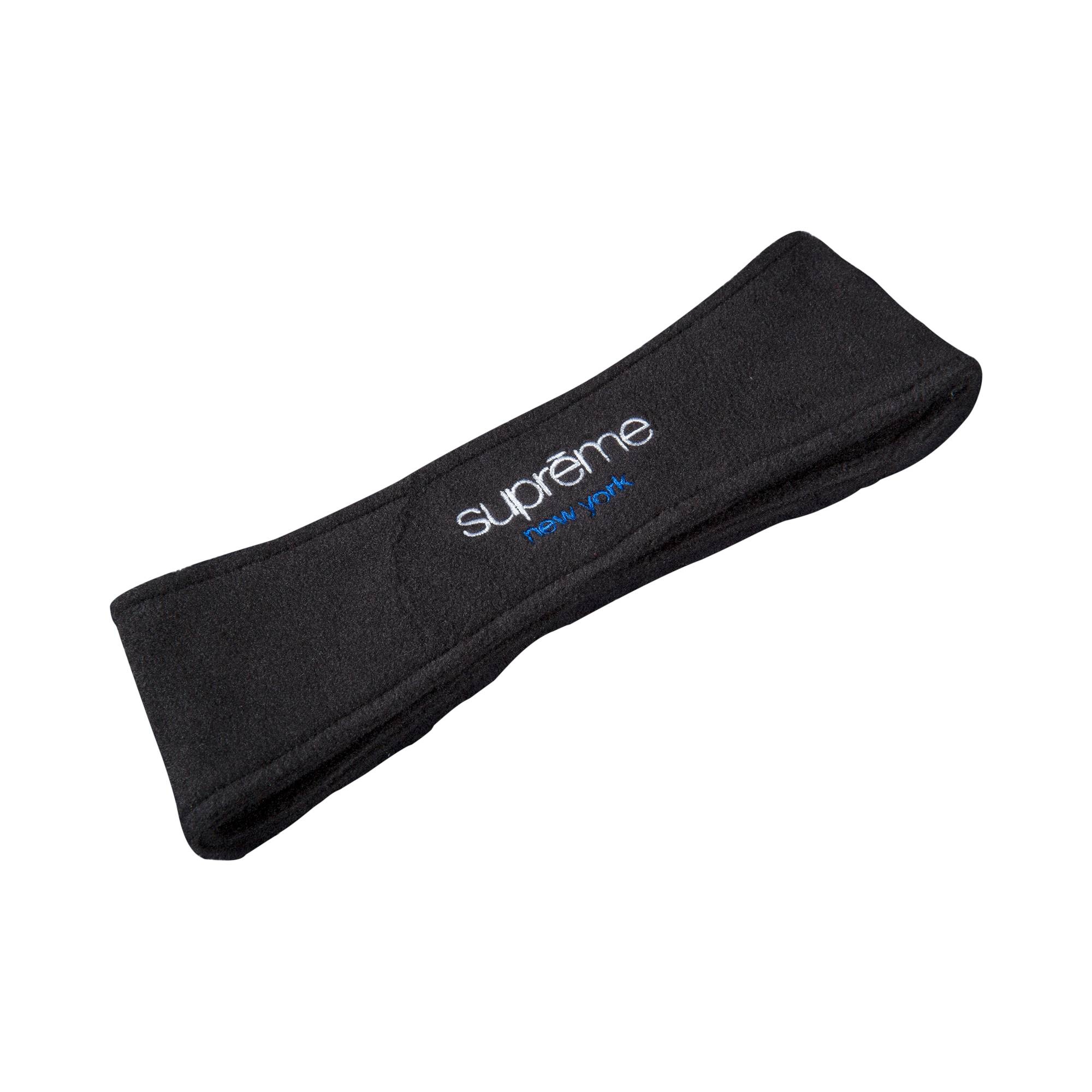 Supreme Polartec Headband 'Black' - 1