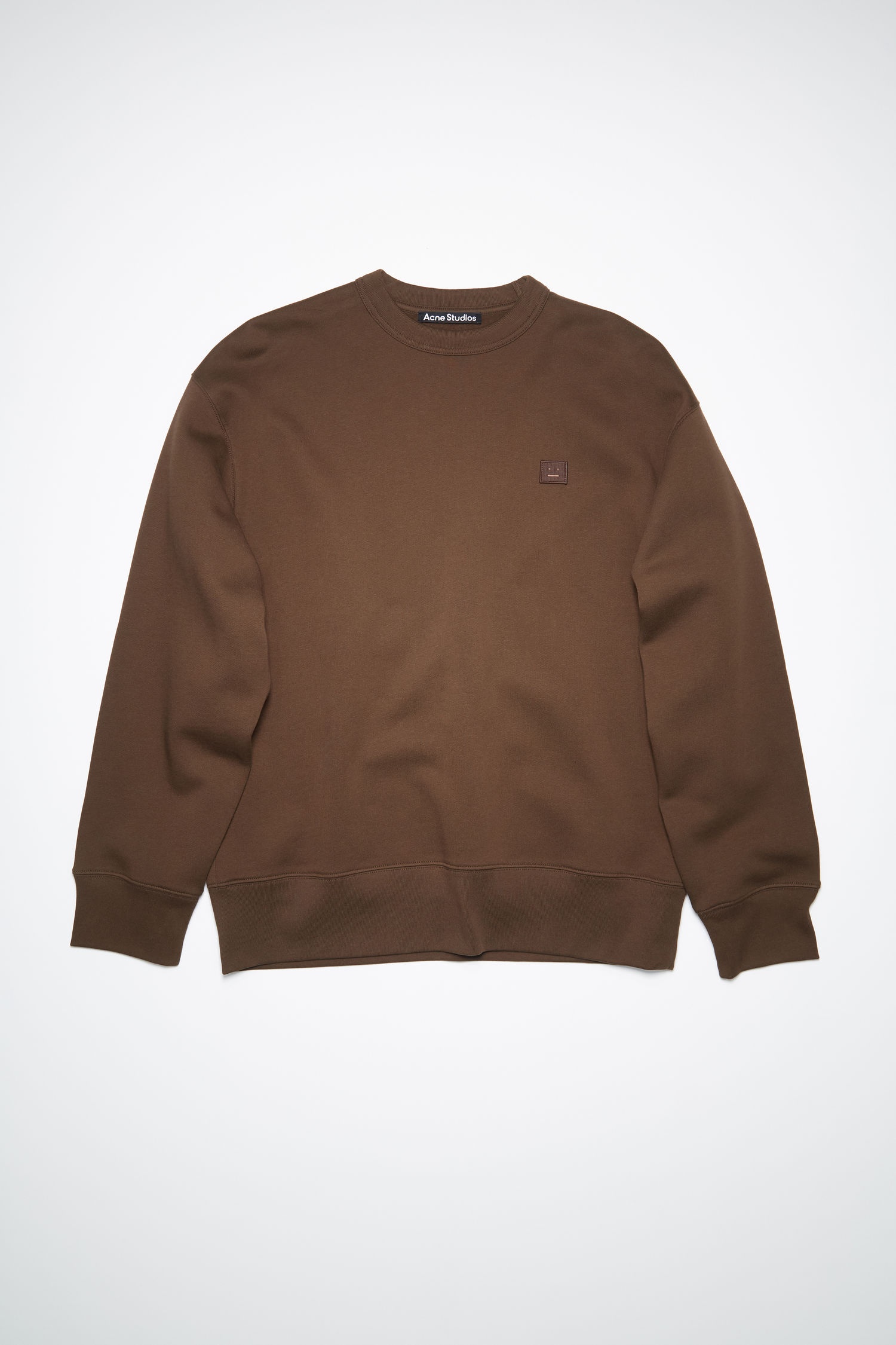 Crew neck sweatshirt - Chestnut brown - 1