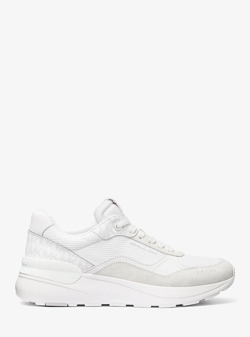 MICHAEL KORS Trevor Mixed-Media Trainer outlook