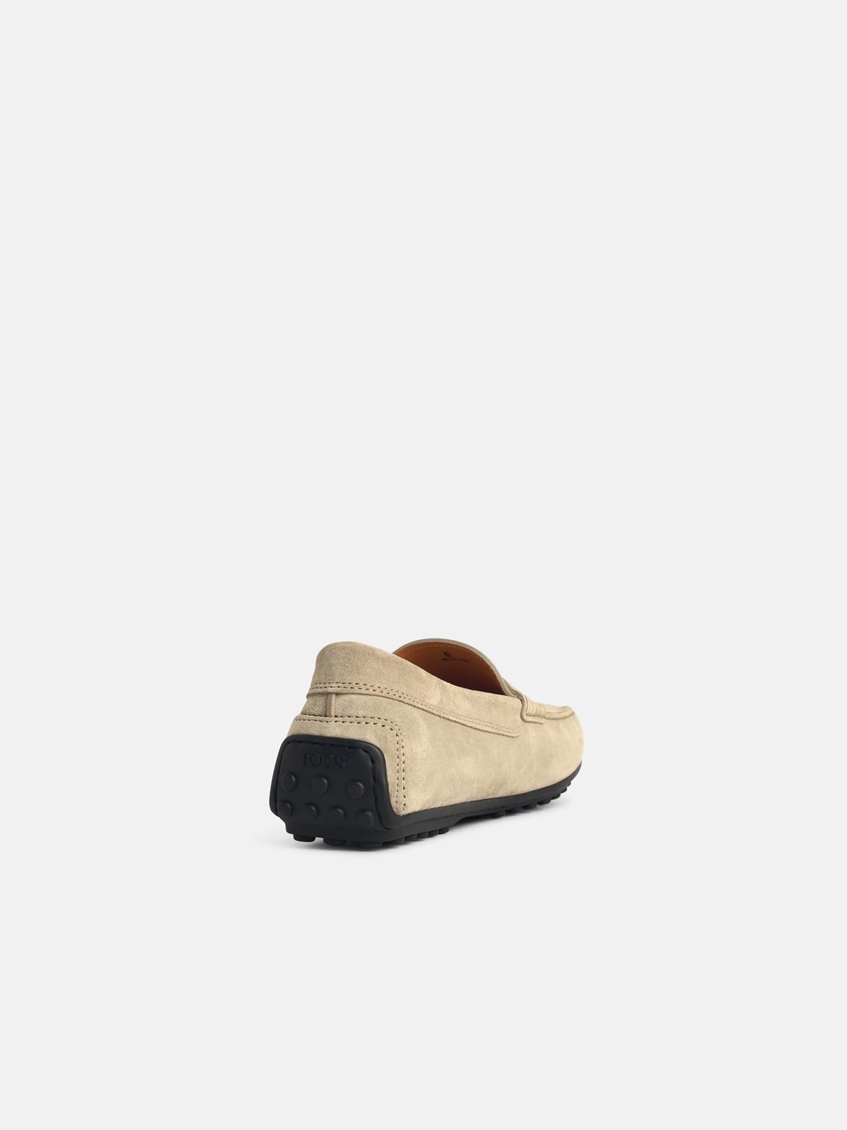 'CITY GOMMINO' BEIGE SUEDE LOAFERS - 3