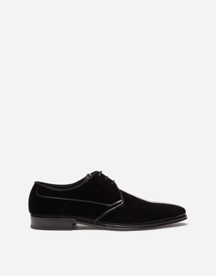 Patent leather derby shoes - 1