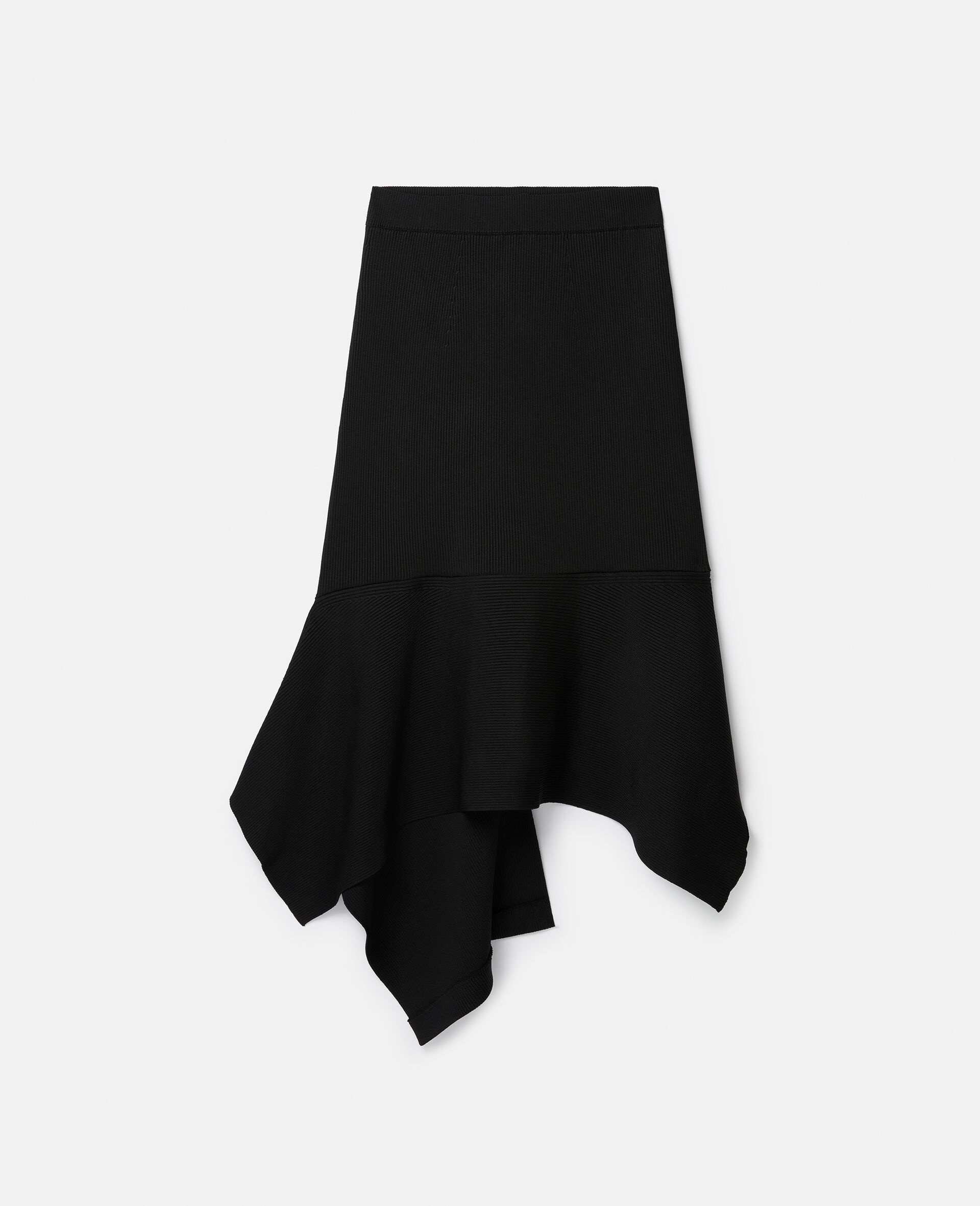 Compact Rib Knit Skirt - 1