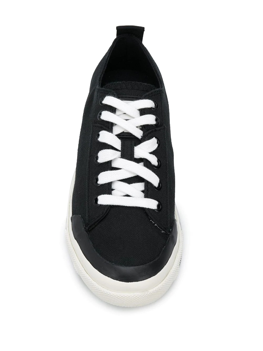 F low-top cotton sneakers - 4