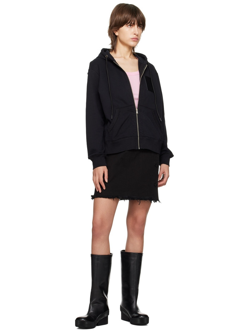 Raf Simons 로고 인쇄 면 탱크 탑 outlook