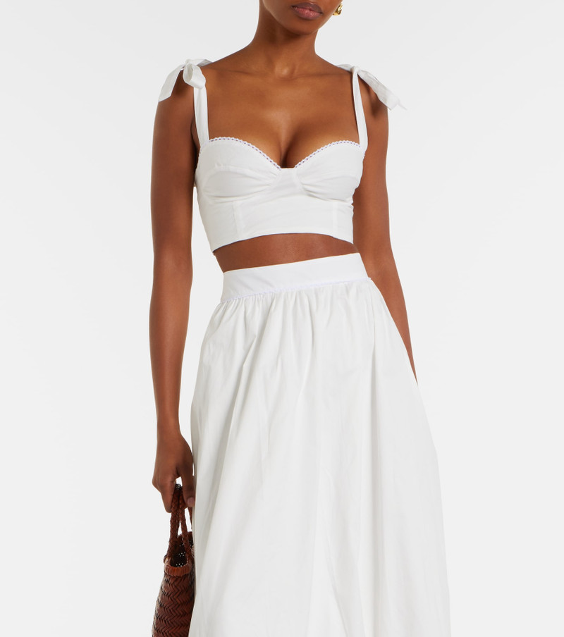 BANANHOT Alba cotton poplin crop top outlook