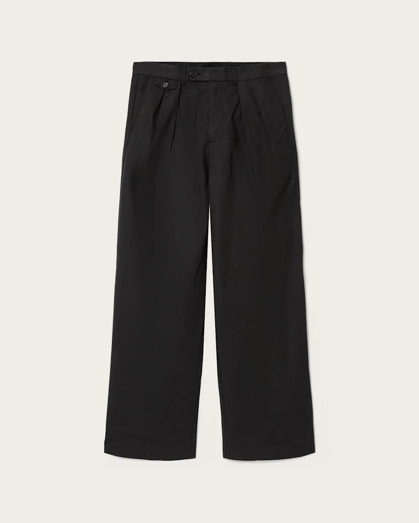 CONWAY WIDE LEG PLEATED PANTS - 1