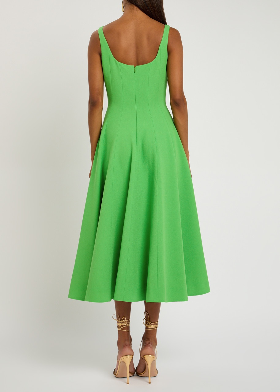 Emilia Wickstead Collins Woven Midi Dress - 3