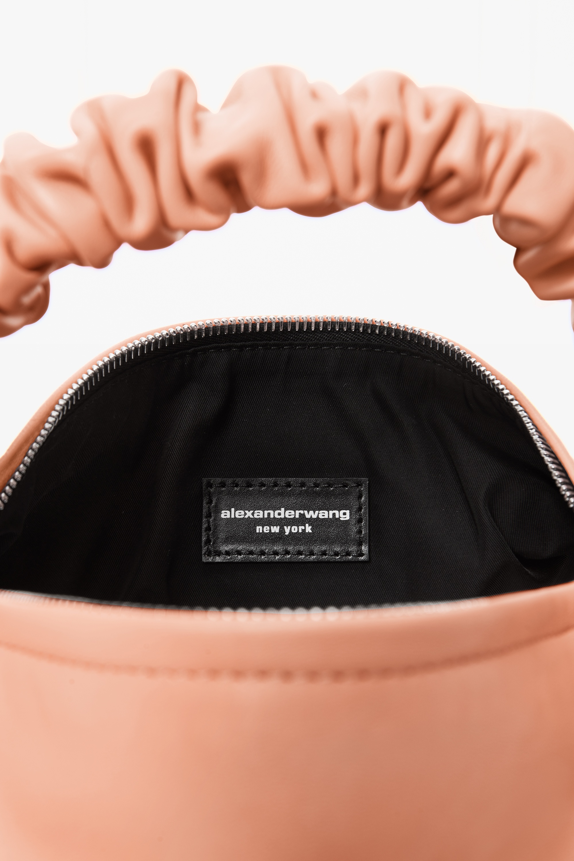 LEATHER SCRUNCHIE BAG - 3