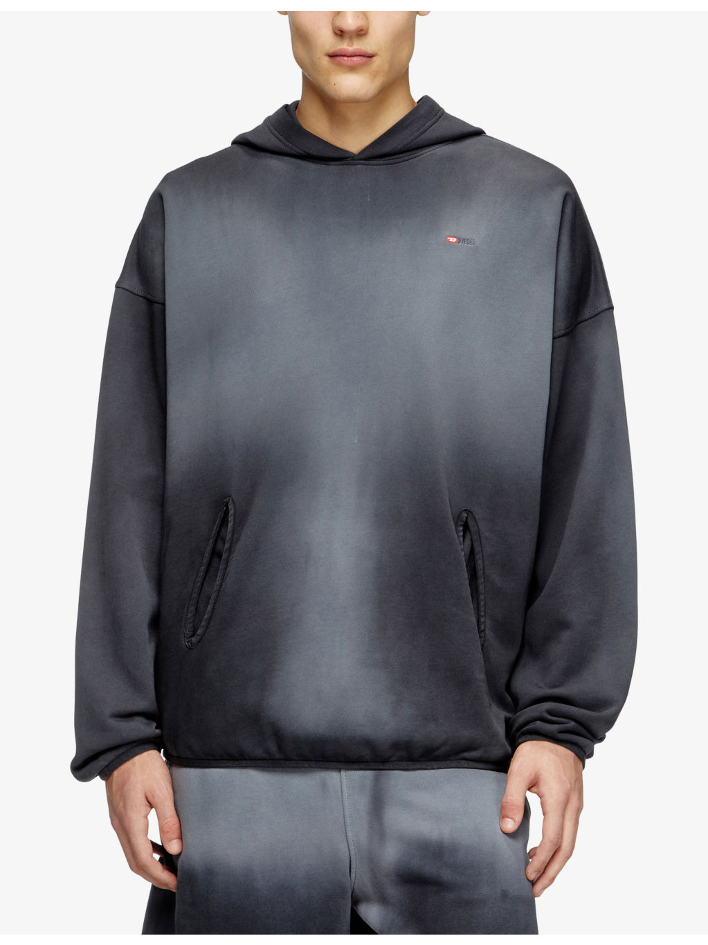 S-Ee-T1 Logo-Embroidered Cotton-Jersey Hoody - 3
