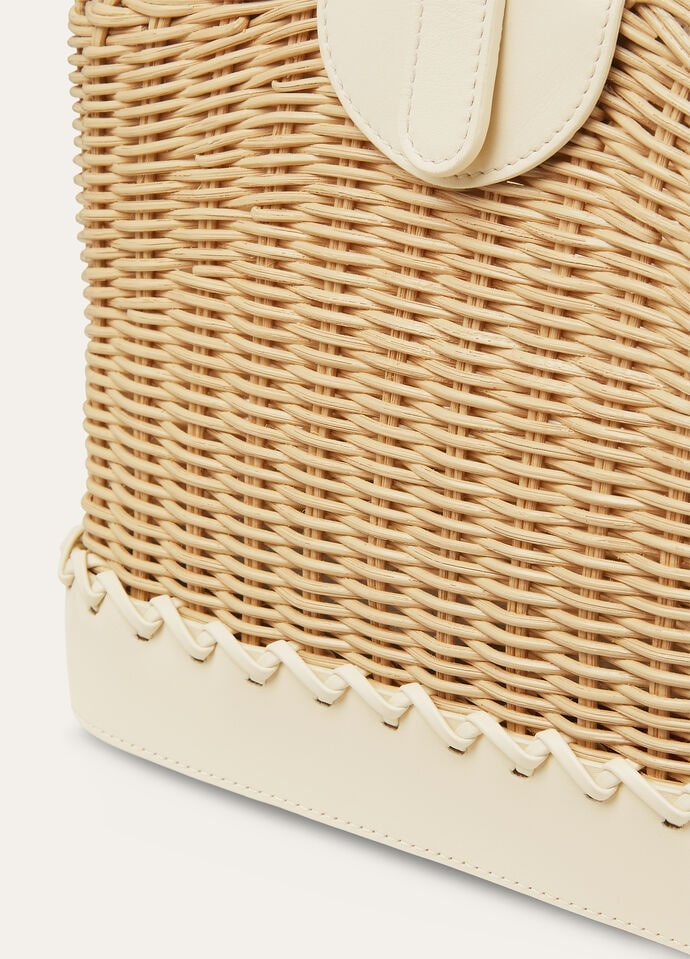Bobbin Bucket bag wicker - 5