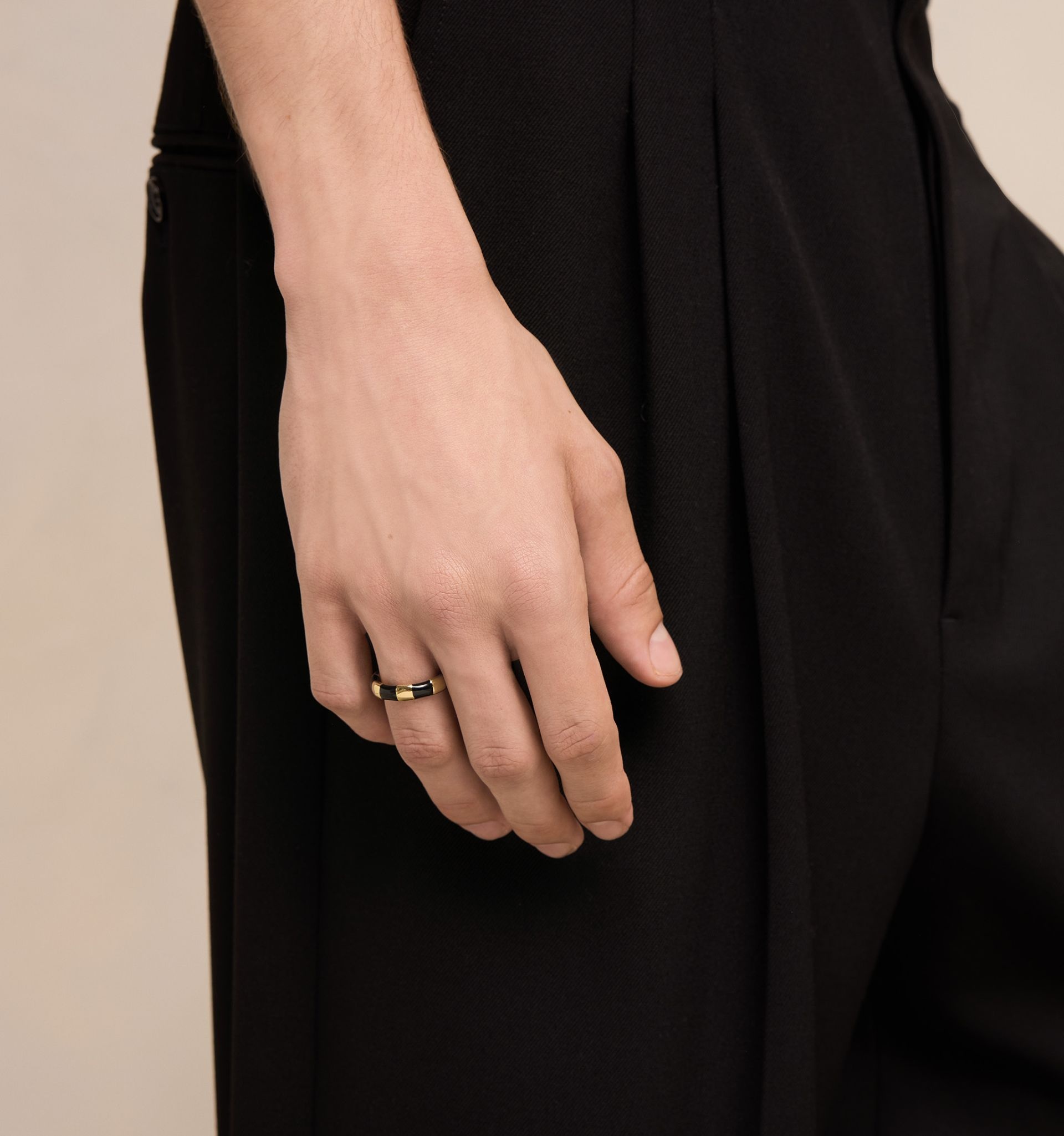 Striped Ami Signature Ring - 3