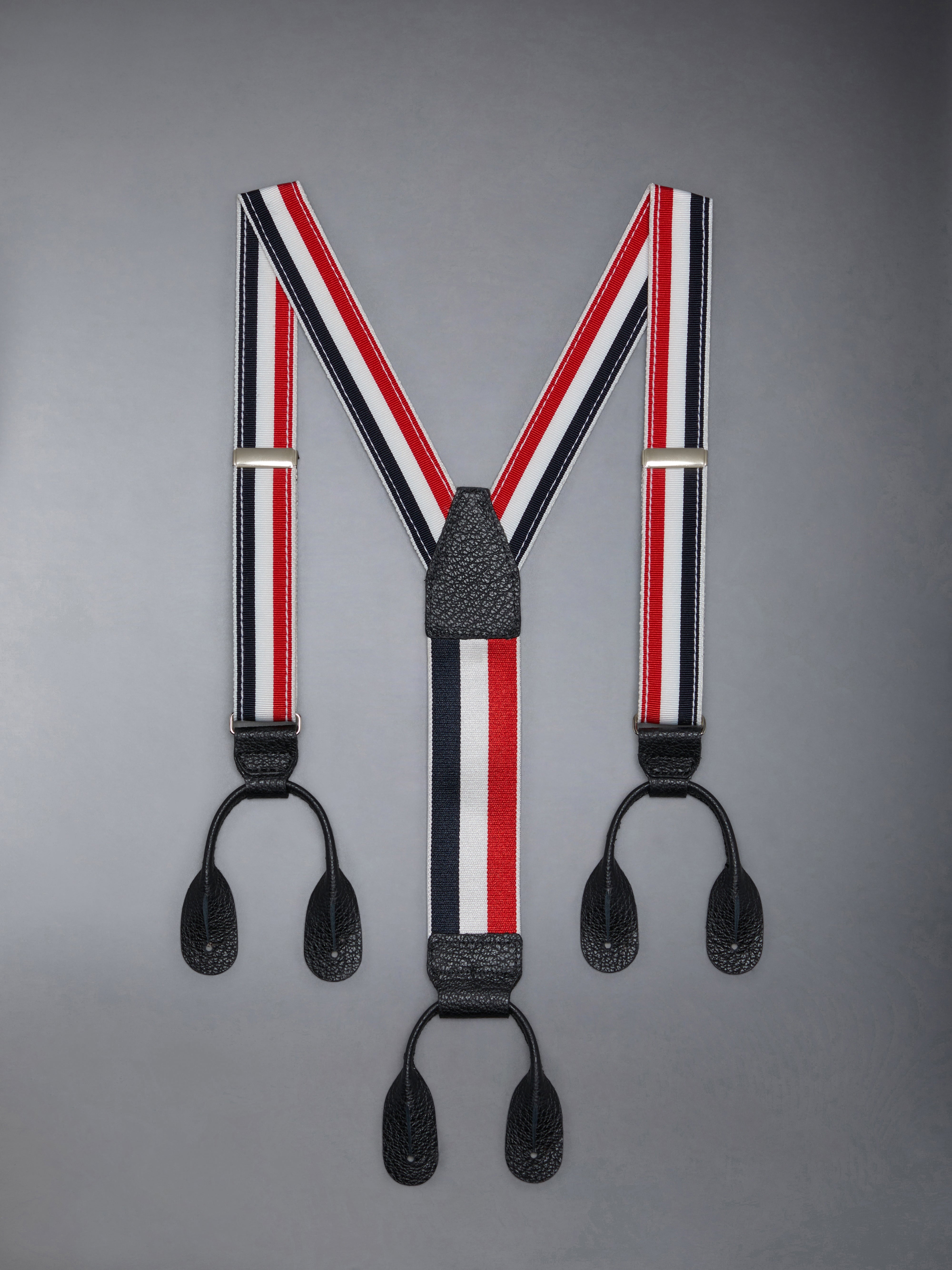 Children's 24mm Poly Grosgrain Stripe Suspender - 2