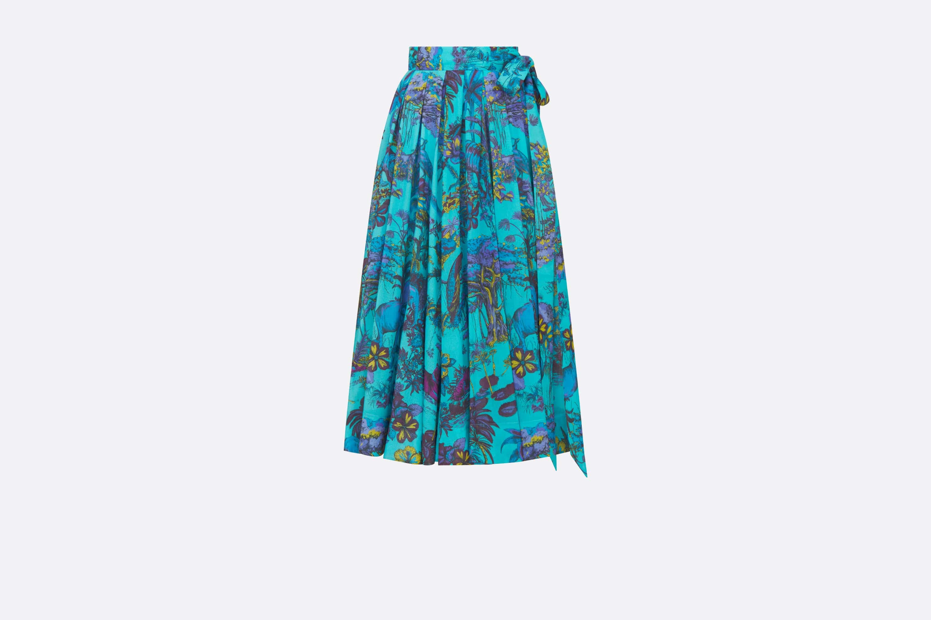 Mid-Length Pleated Skirt - 1