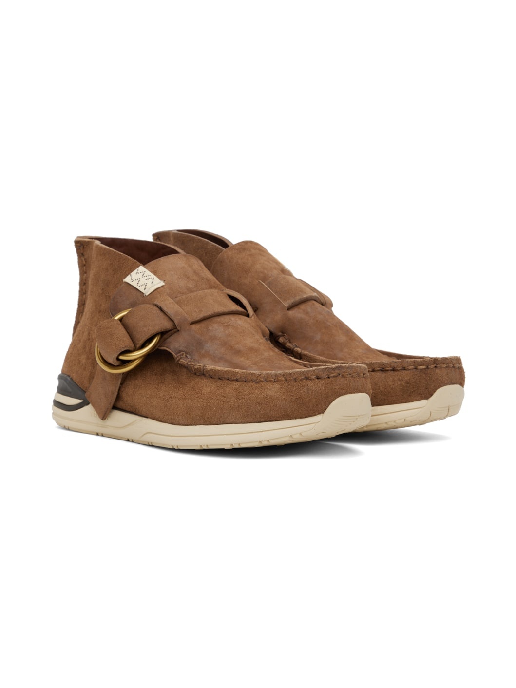 Brown Skynrd Ring Moc-Folk Sneakers - 4