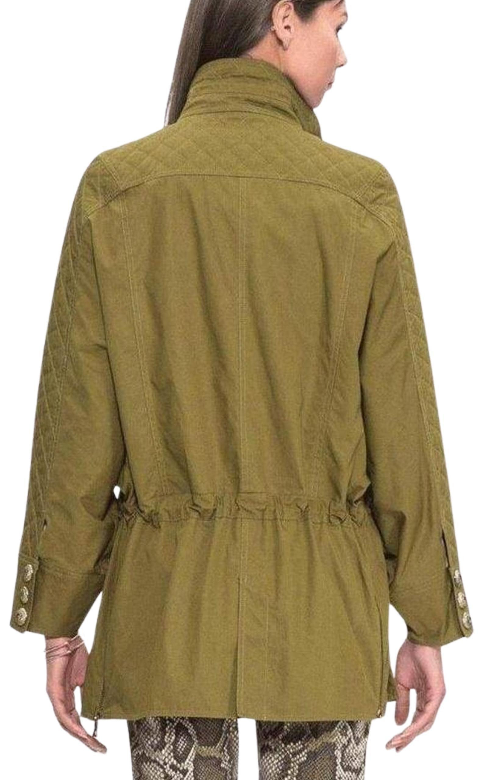 Quilted Trench Coat - 4