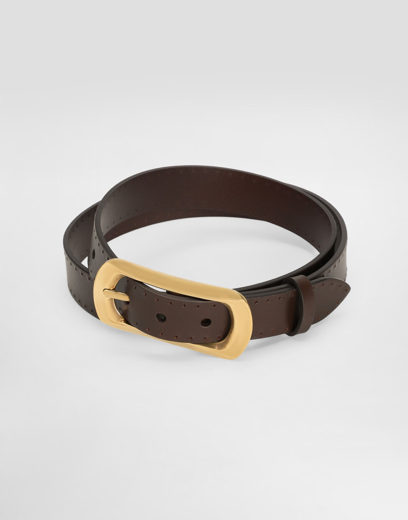 Dolce & Gabbana Tempesta calfskin belt outlook