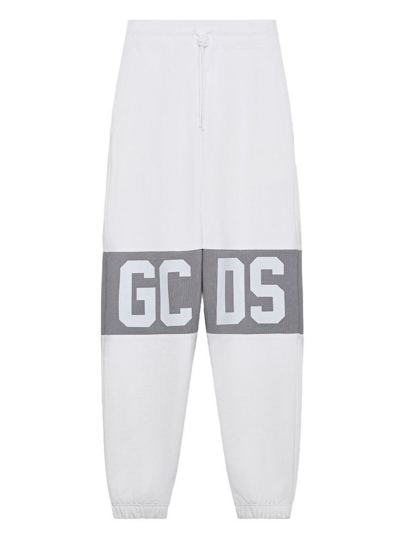 logo-print cotton sweatpants 1