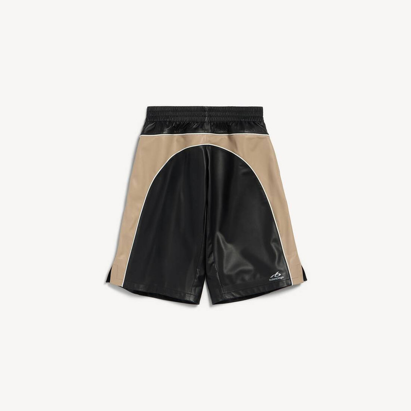 Women's Techwear Bermuda Shorts in Beige/black/white 1