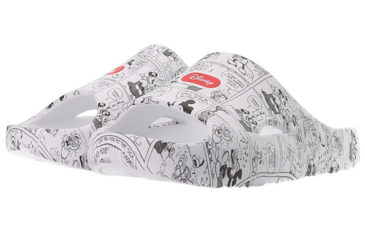 (WMNS) Li-Ning x Disney Mickey Mouse Fashion Slippers 'White Multi' AGAS010-2 - 3