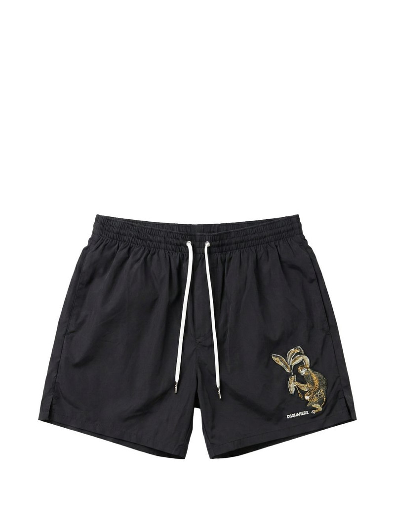 DSQUARED2 Chaser logo swim shorts outlook