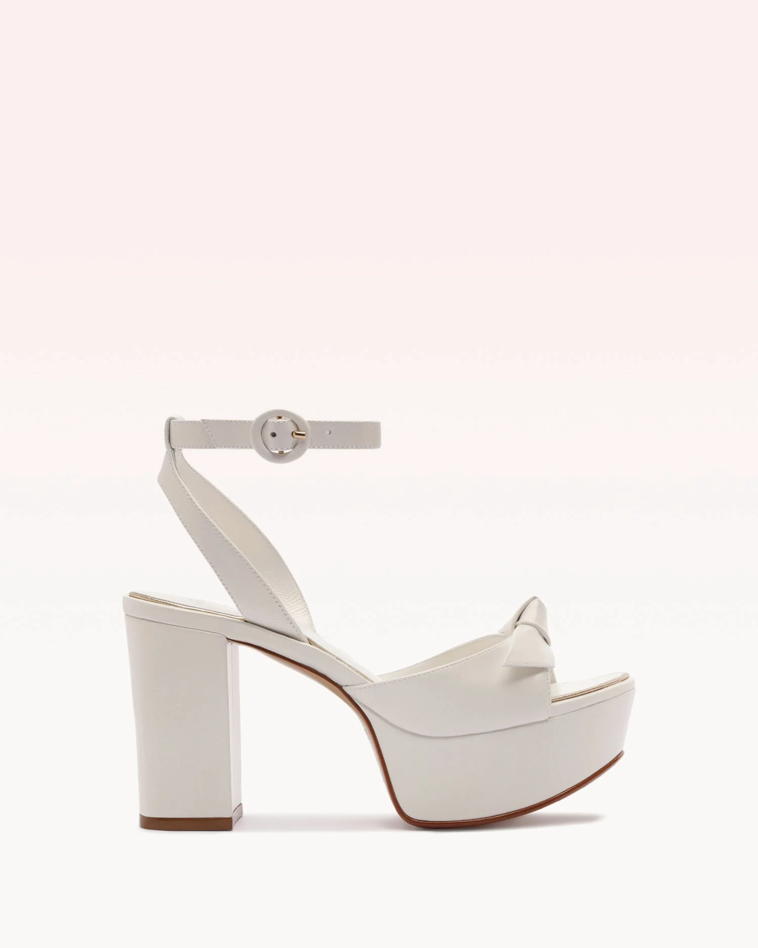 CLARITA TIE PLATFORM IVORY - 1