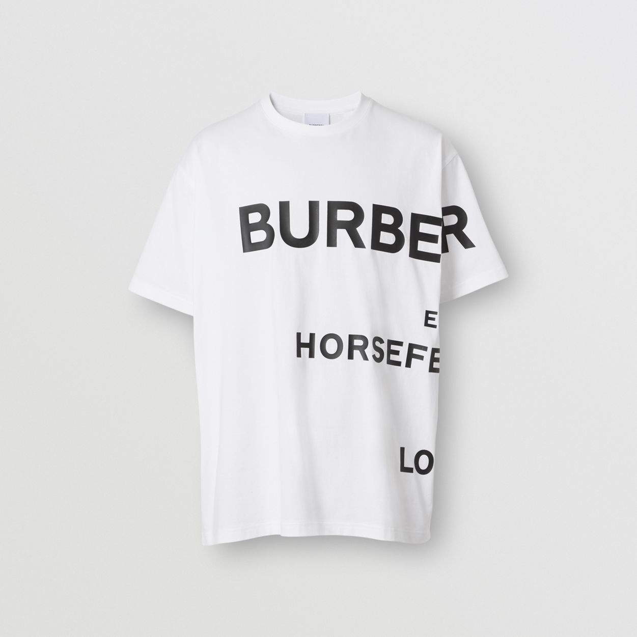 Horseferry Print Cotton Oversized T-shirt - 1