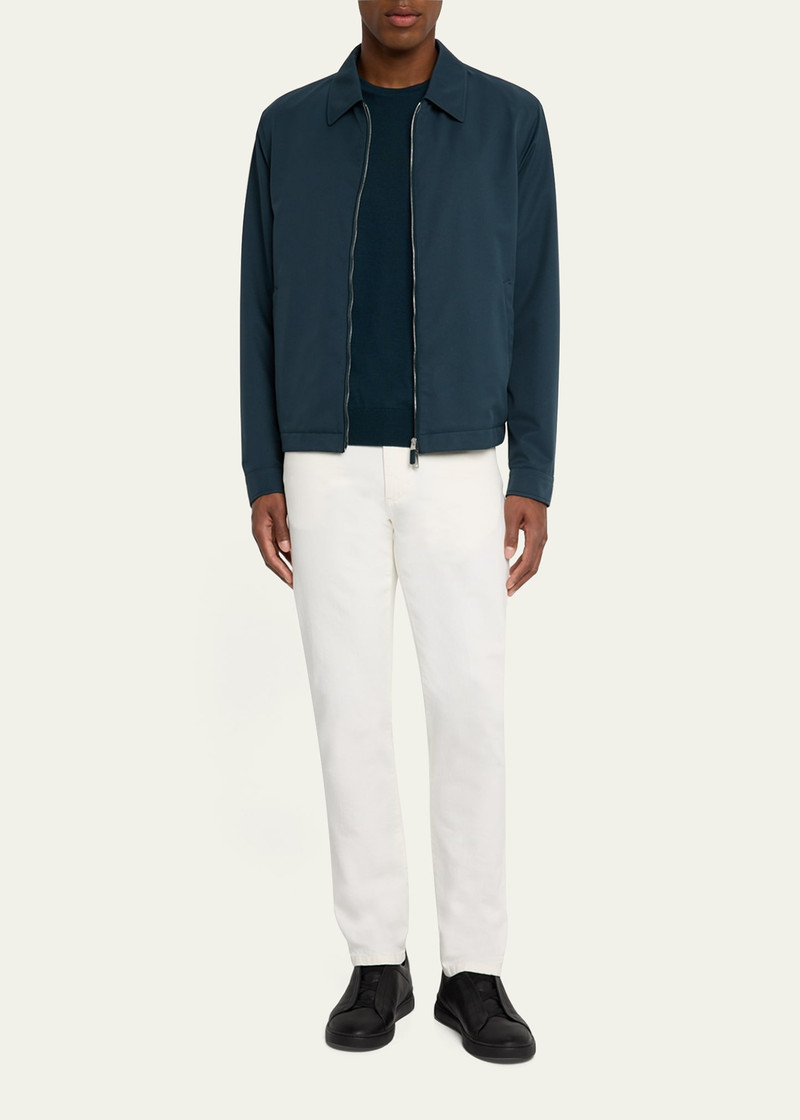ZEGNA Men's Cashseta Crew Sweater outlook