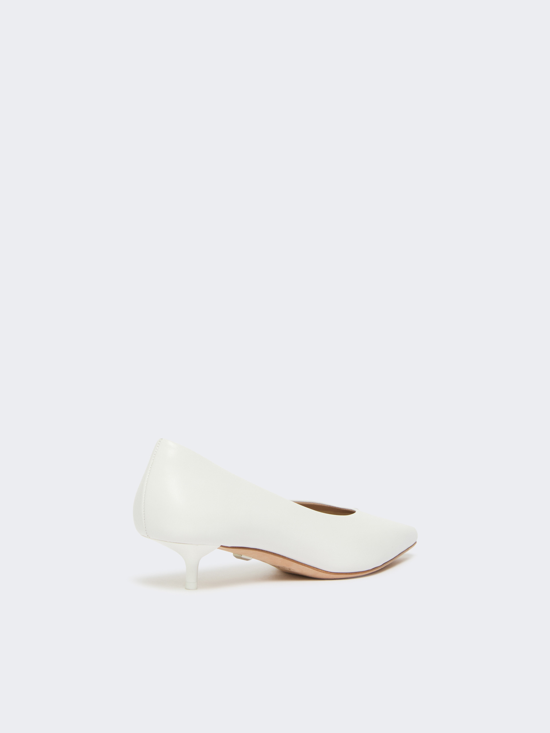 KITTENPUMP Kitten-heel leather court shoes - 3