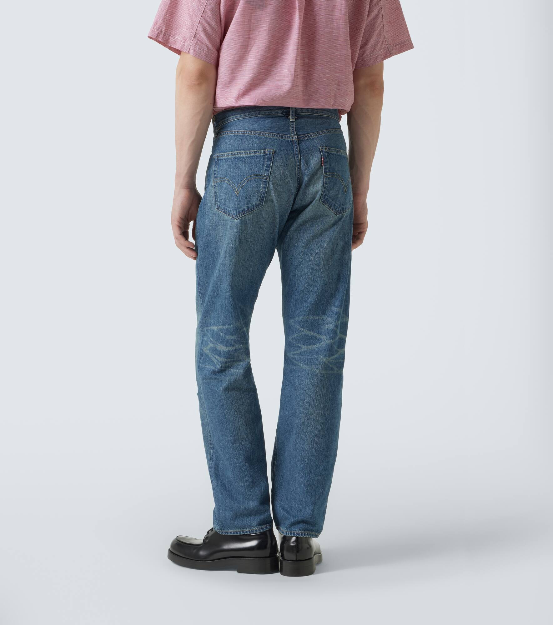 x Levi's® patchwork straight jeans - 4