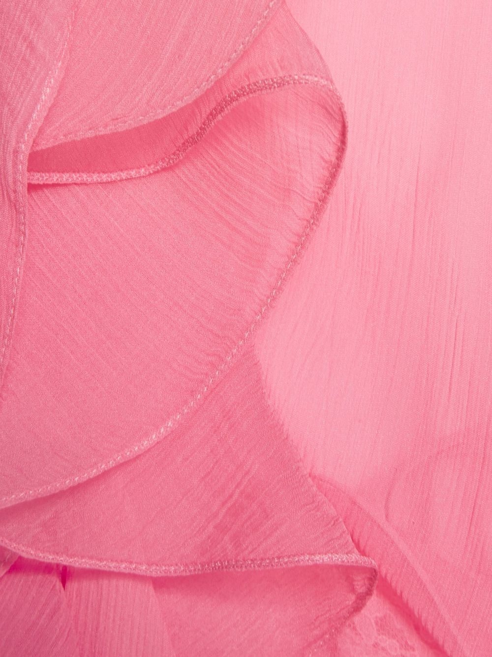 Velvet Ties Silk-chiffon Dress - 5