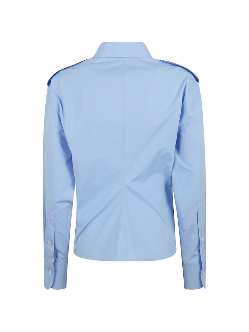 Alexander McQueen corset-style epaulette shirt outlook