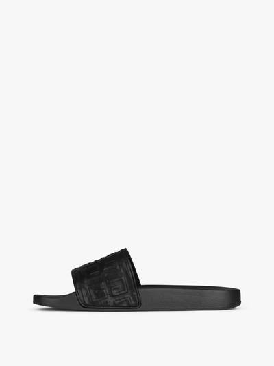 Givenchy GIVENCHY PARIS FLAT SANDALS IN 4G LEATHER outlook