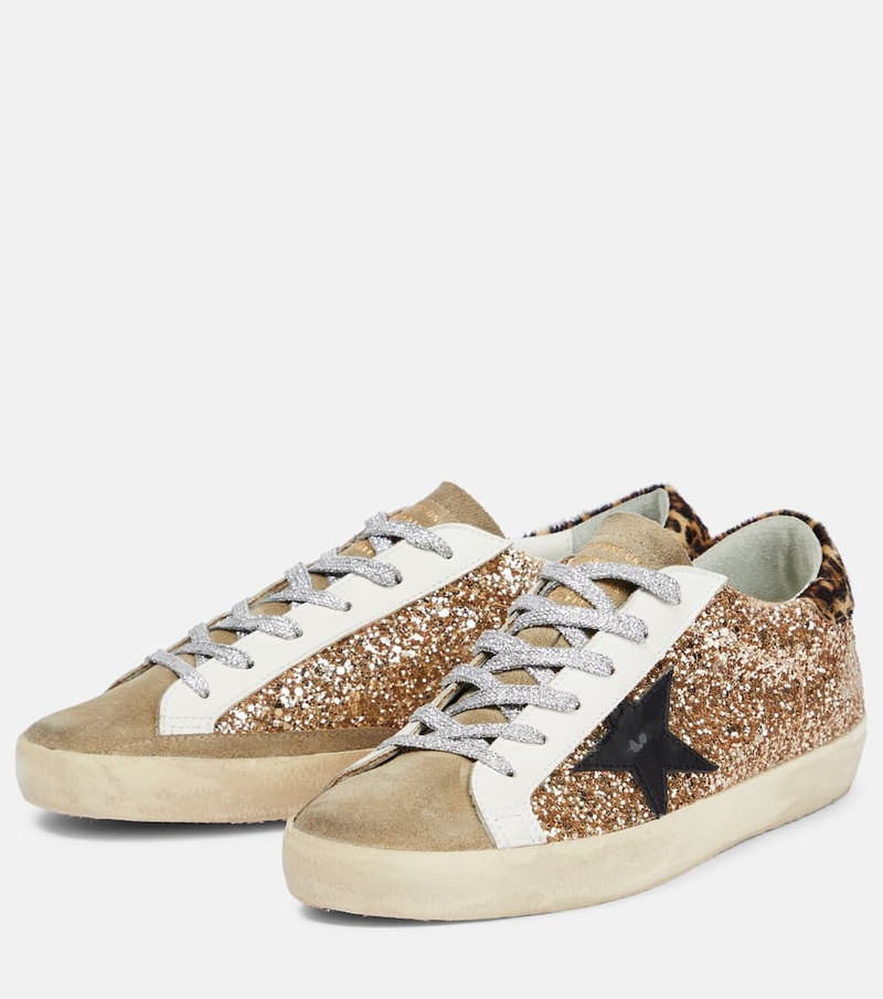 Super-Star glitter leather sneakers 5