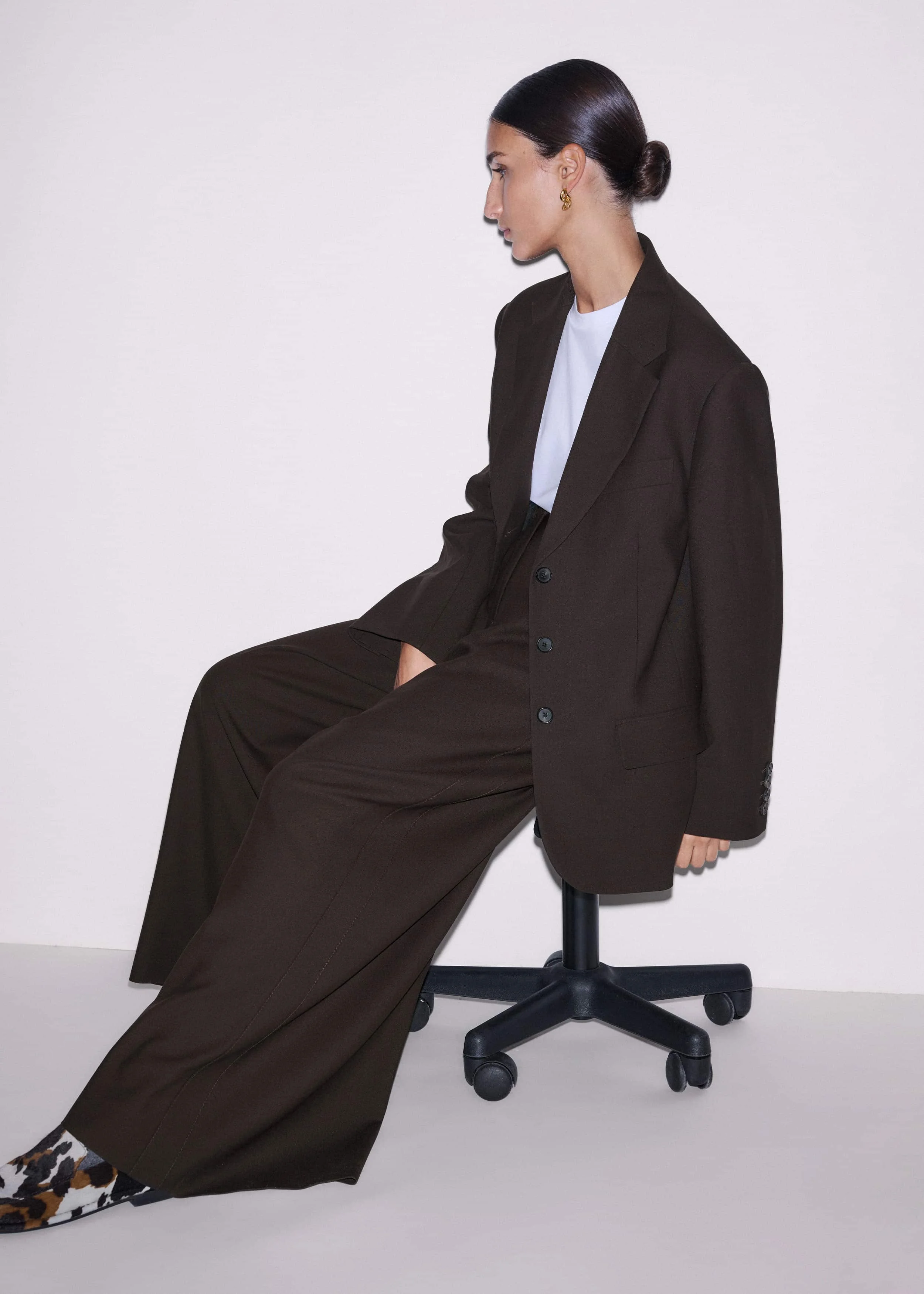 Oversized Blazer Suit - 1