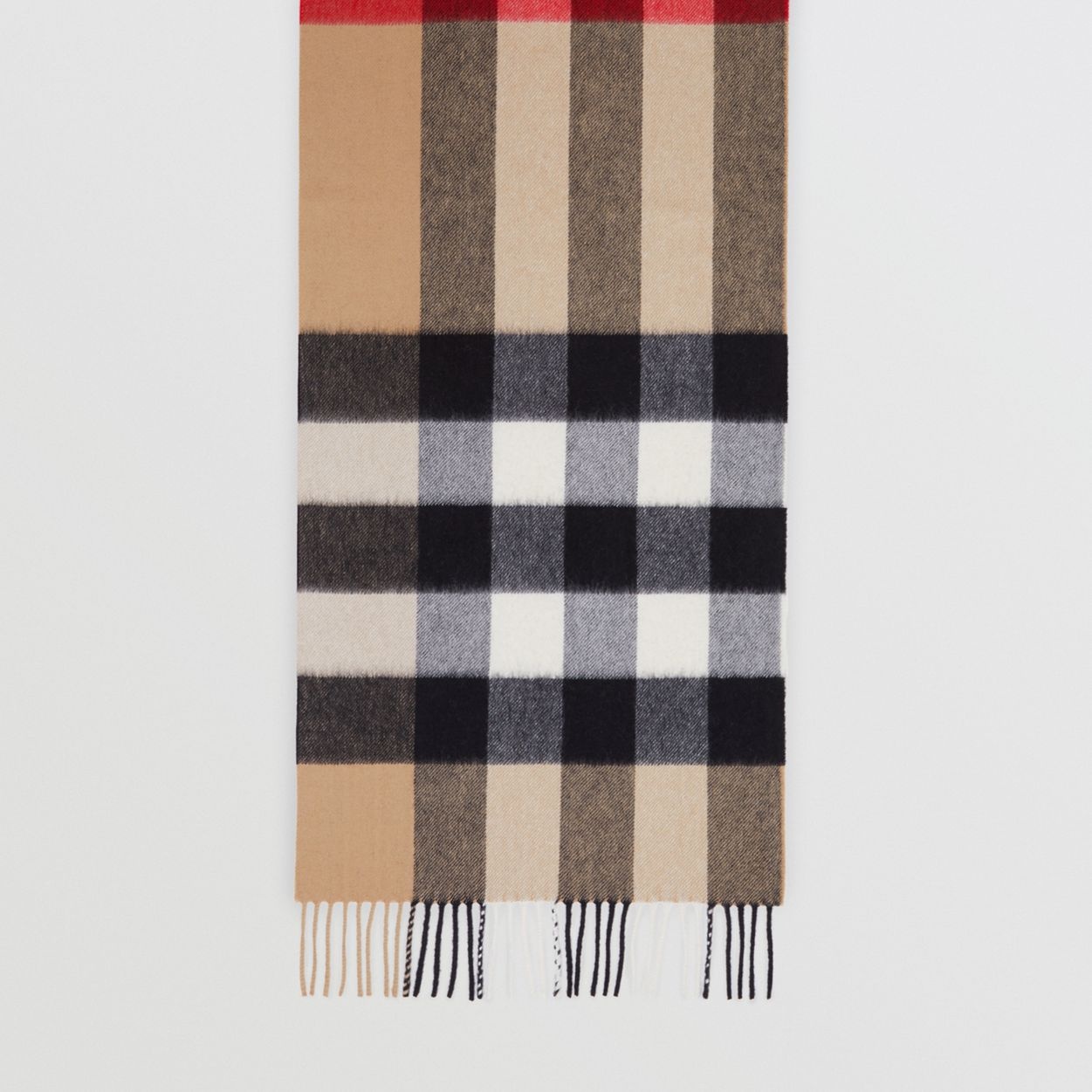 Check Cashmere Scarf - 4