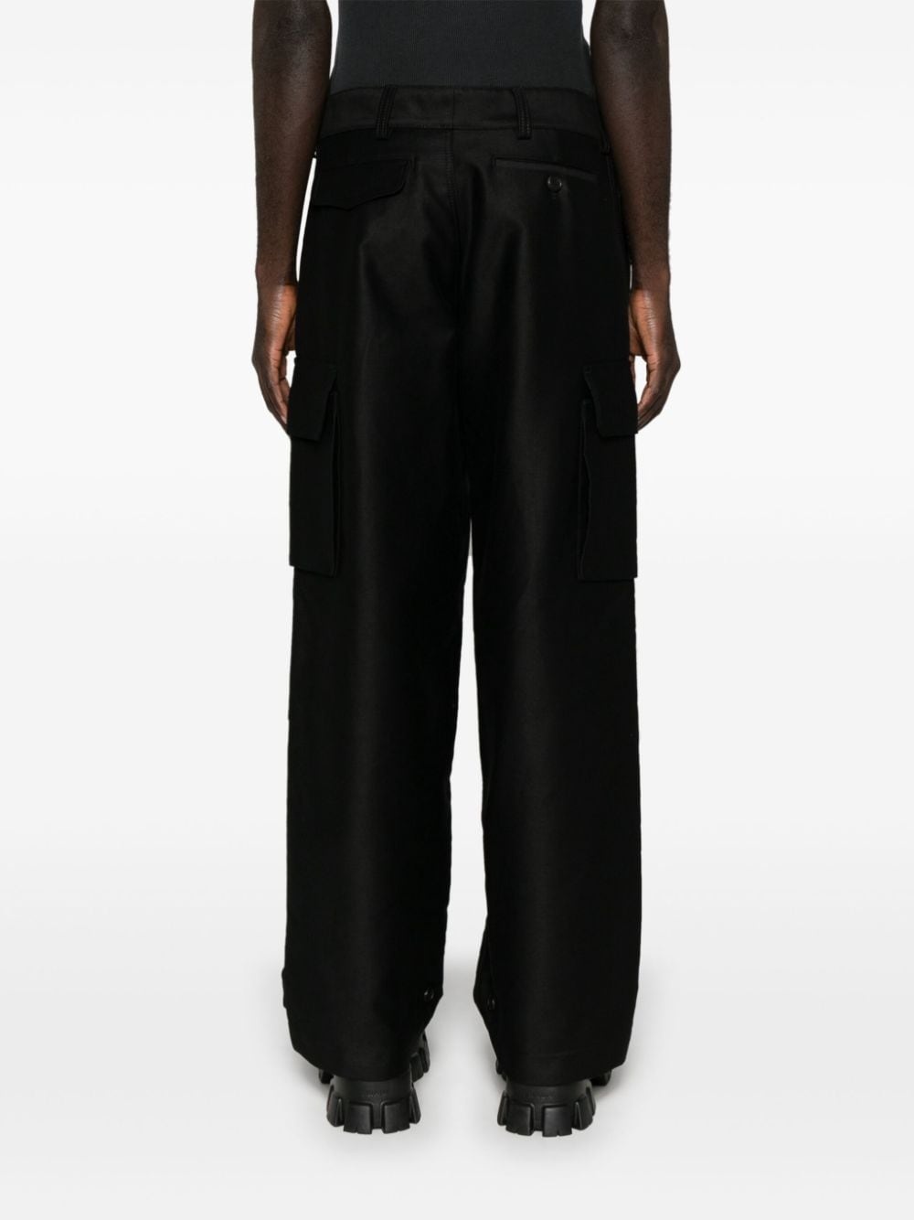 cotton cargo pants - 4