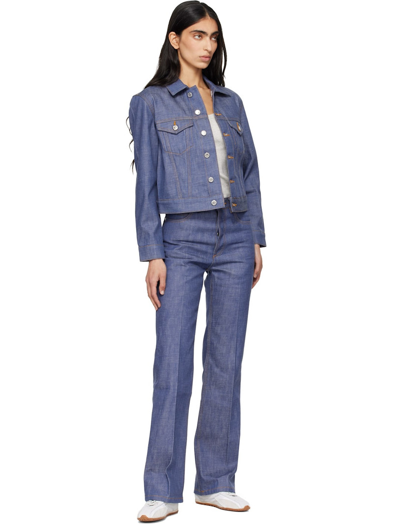 A.P.C. Blue Dion Denim Jacket outlook