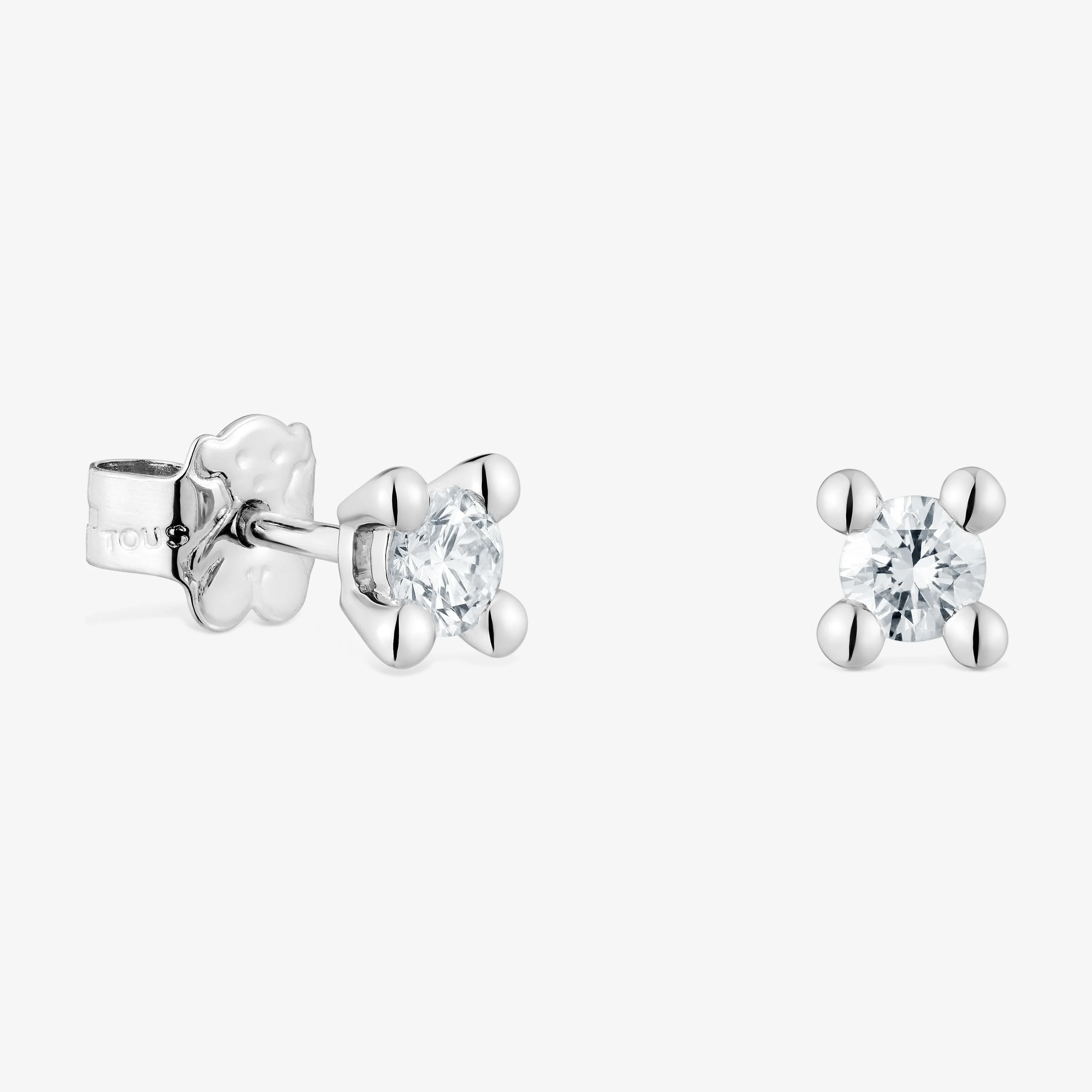 Platinum Earrings with 0.36ct lab-grown diamonds TOUS Shine LGD - 1