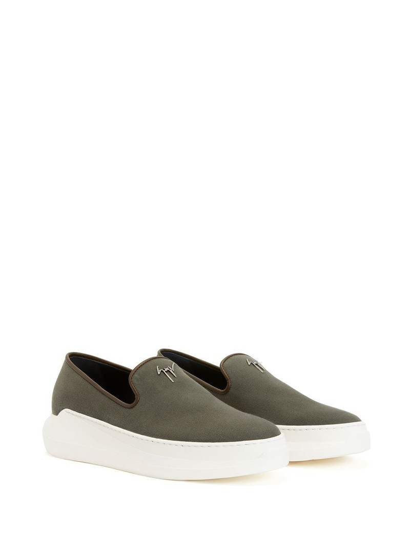 Giuseppe Zanotti Conley logo-plaque sneakers outlook