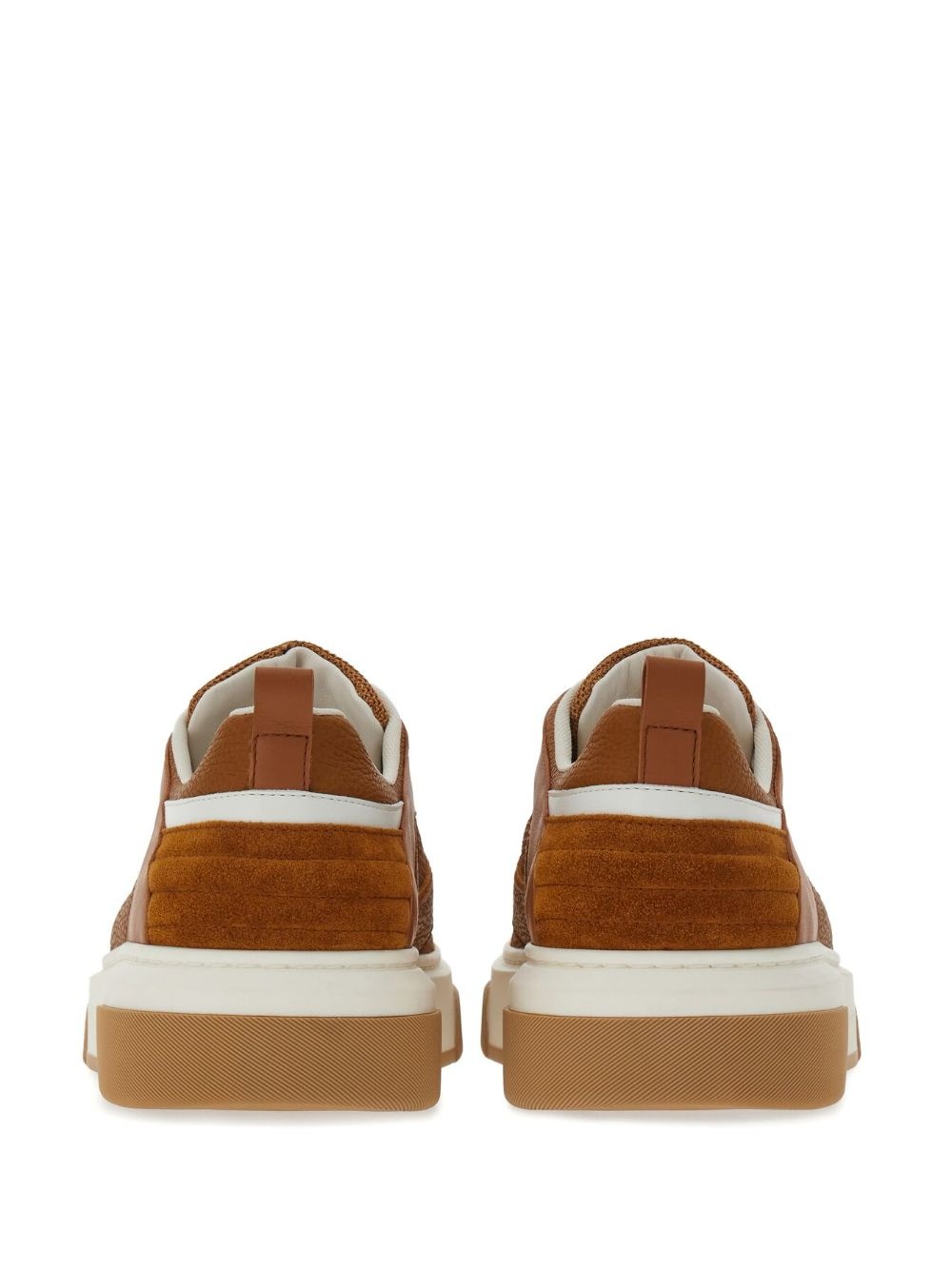 quilted panelled-design sneakers - 3