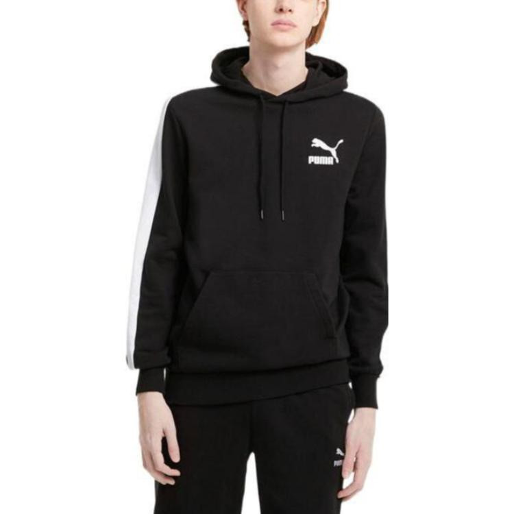 PUMA Iconic T7 Hoodie 'Black White' 531354-01 - 3