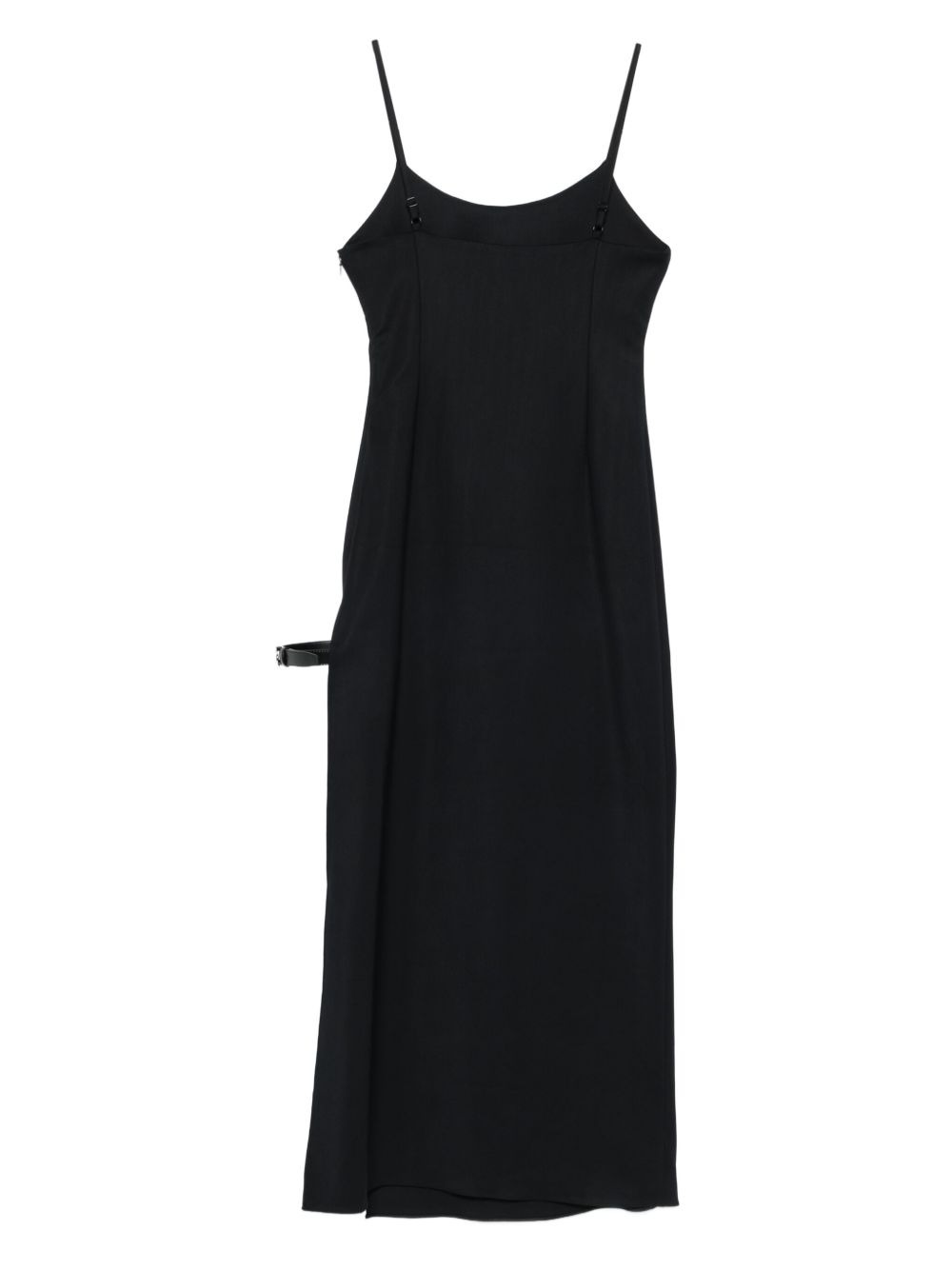 side-split strap midi dress - 2